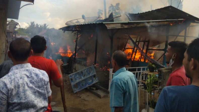 Rumah di Aceh Utara Ludes Terbakar, Diduga karena Korsleting Listrik