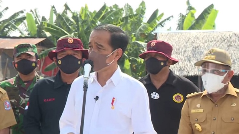 Presiden Jokowi Tinjau Vaksinasi Door to Door di Deliserdang