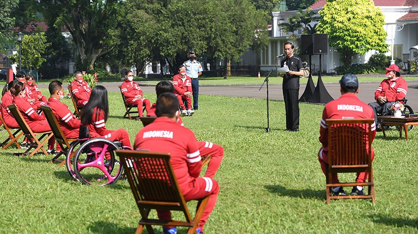 Presiden Jokowi Berikan Apresiasi kepada Atlet Paralimpiade Tokyo - Bagian 1