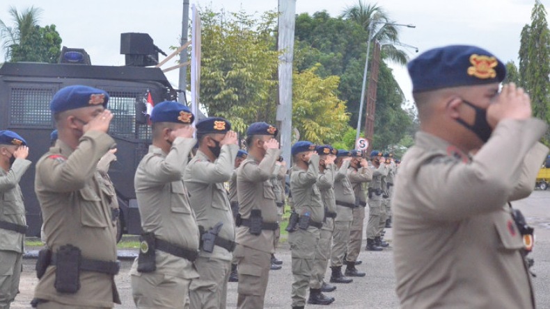 101 Personel Brimob Gorontalo Bantu Pengamanan PON Papua