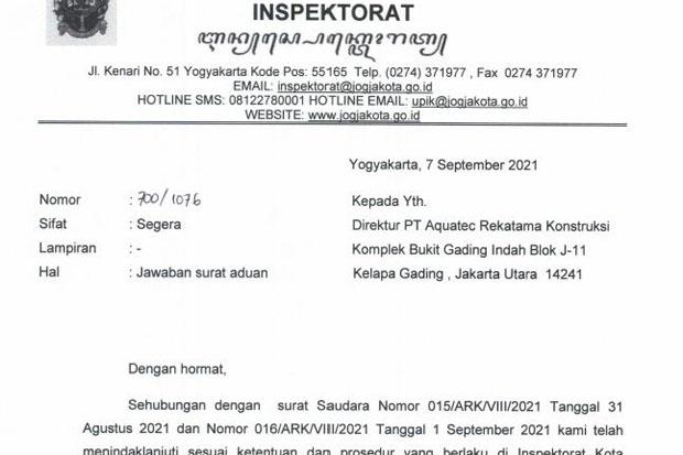 title Cek Aduan Pengusaha, Inspektorat Kota Yogya Turun Tangan Cek Aduan Pengusaha, Inspektorat Kota Yogya Turun Tangan