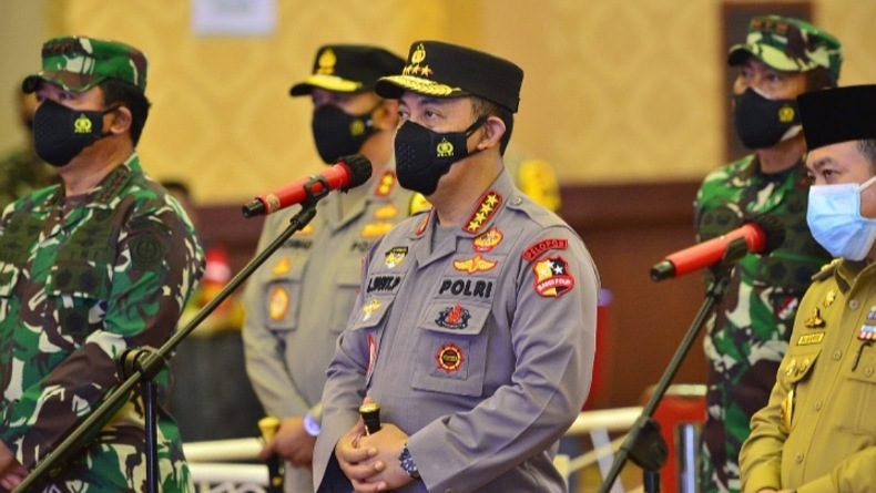 Capaian Vaksinasi 70 Persen, Kapolri Sebut Jambi Urutan 6 Nasional