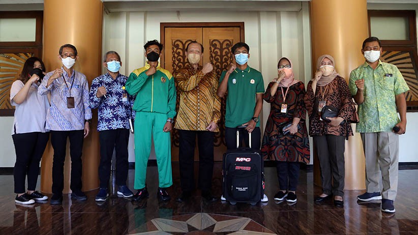 Aksi Atlet Sepatu Roda UWKS sebelum Berangkat ke Ajang PON Papua - Bagian 3