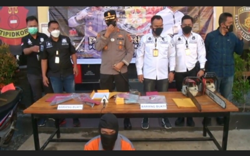 Posting Handphone Curian di Medsos, Penjambret di Pasar Kayuagung Ditangkap