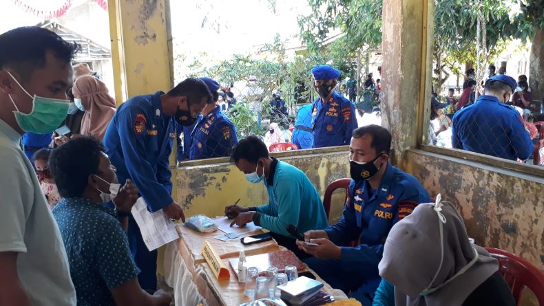 Vaksinasi Covid-19 Jangkau Pulau Terluar di Bangka Selatan