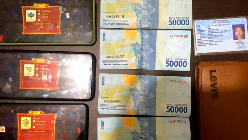 Transaksi Chips Judi Higgs Domino di Warkop, 3 Pria Aceh Ditangkap Polisi