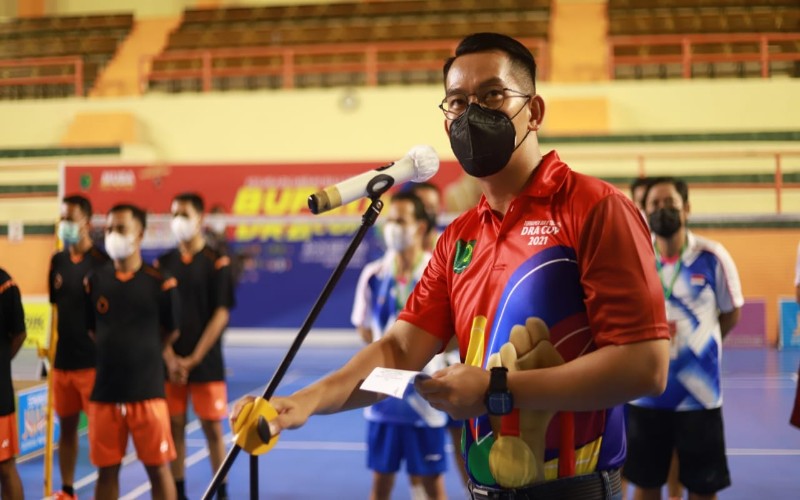 Jelang HUT Ke-65 Muba, Ratusan Pebulu Tangkis Ramaikan Kejurda