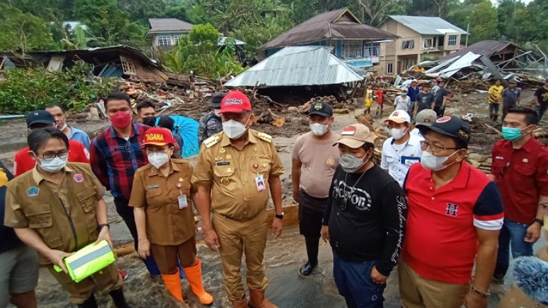 Pemprov Sulut Pastikan Segera Beri Bantuan untuk Korban Banjir Bandang di Minahasa Tenggara