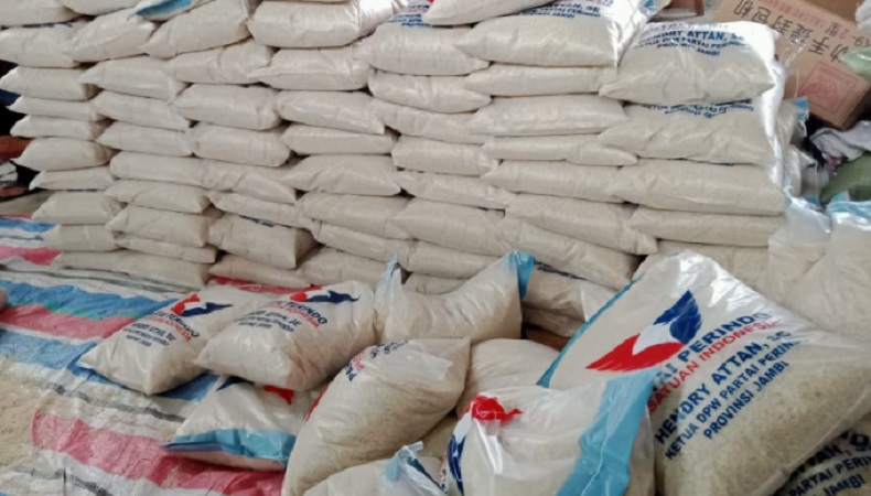 Warga Jambi Bersiap! HUT ke-7 Partai Perindo, DPW Jambi Sebar 10 Ton Beras dan Vaksinasi Massal