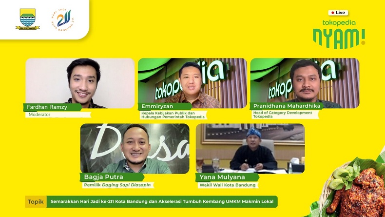 Semarak HUT ke-211, Pemkot Bandung Dorong UMKM Manfaatkan Teknologi