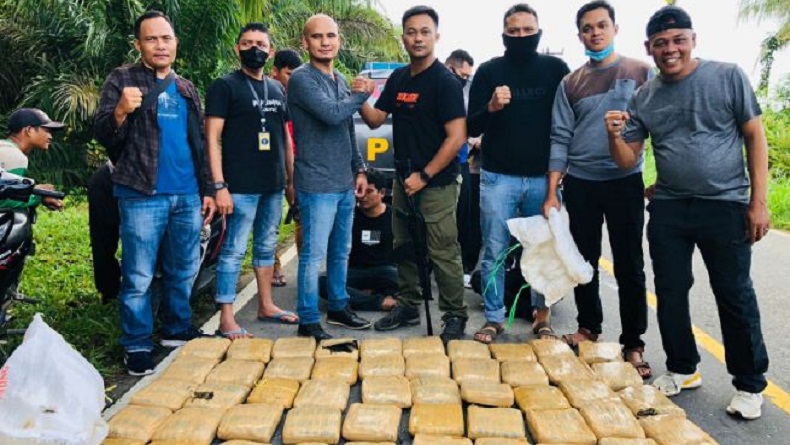 Berkas Lengkap, 3 Pengedar 50 Kg Ganja di Pasaman Barat Segera Disidang