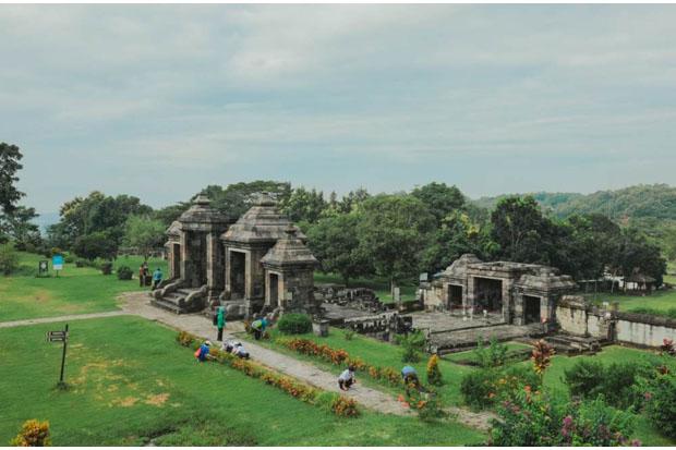 Candi Ratu Boko Gelar Simulasi Uji Coba Pembukaan dengan Prokes Ketat