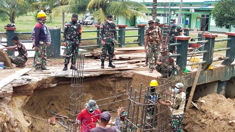 Danrem Tinjau Rumah Sakit Modular Merauke yang Jadi Fasilitas untuk PON XX