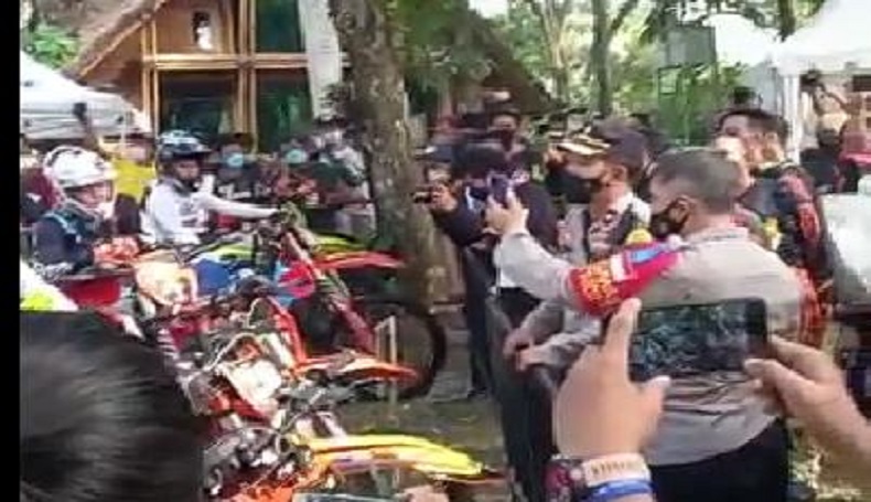 Tak Ada Izin, Event Motocross di Purwakarta Dibubarkan Polisi