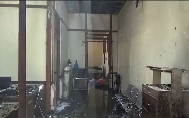 Ruang Perawatan Jiwa RSKD Dadi Makassar Terbakar 