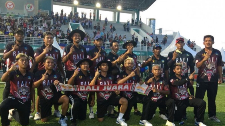 Tim Kriket Putra Bali Sabet Emas Pertama di PON XX Papua