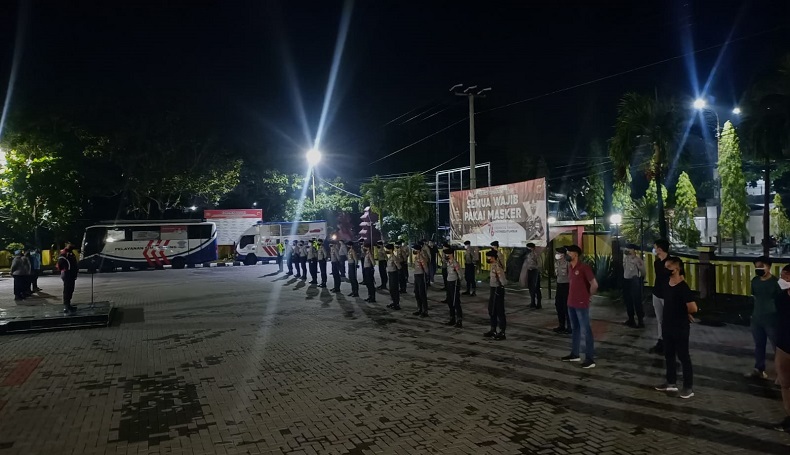 Cegah Bentrok Ormas Susulan, Pasukan Dalmas Disiagakan di Perbatasan Sukabumi