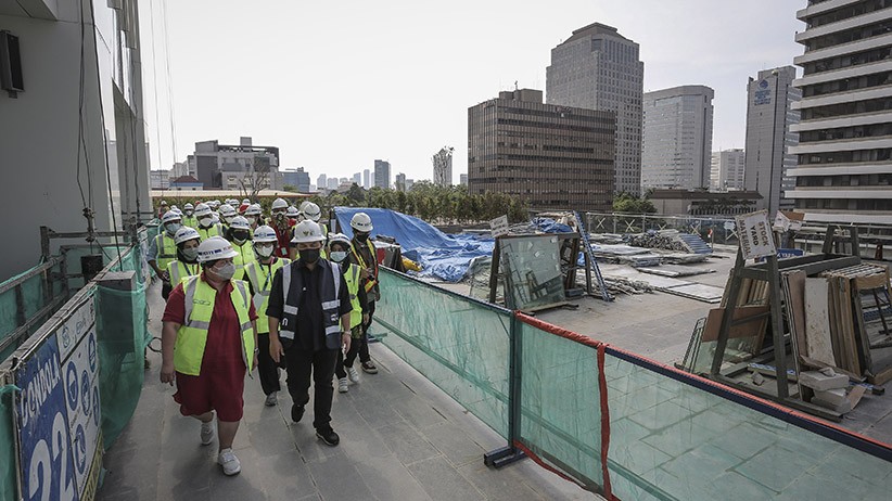 Menteri Erick Thohir Cek Progres Renovasi Gedung Sarinah - Bagian 2