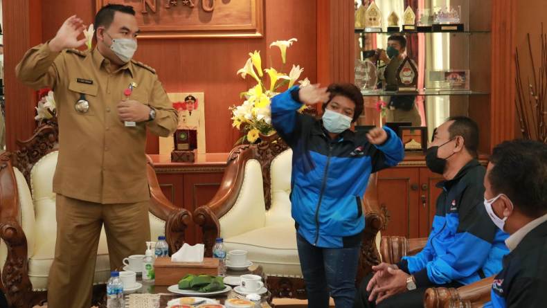 Bertemu Bupati Blora, Atlet Ini Dijanjikan Dapat Bonus jika Raih Medali 