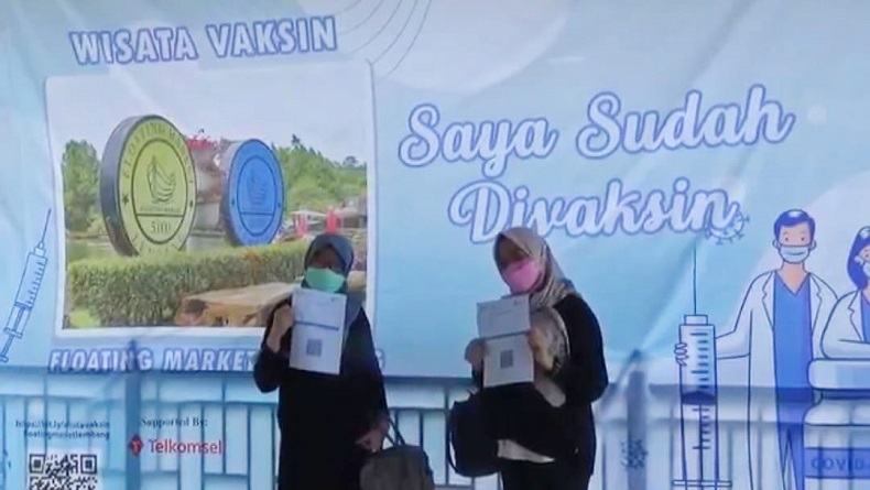 Senangnya Warga Berwisata Gratis di Lembang KBB seusai Disuntik Vaksin Pfizer