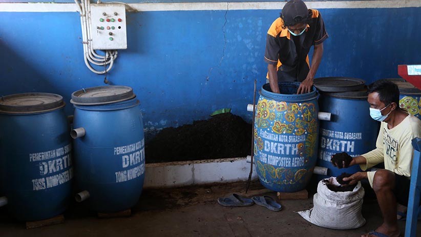 Begini Proses Pengolahan Daun Kering Menjadi Pupuk Organik - Bagian 3