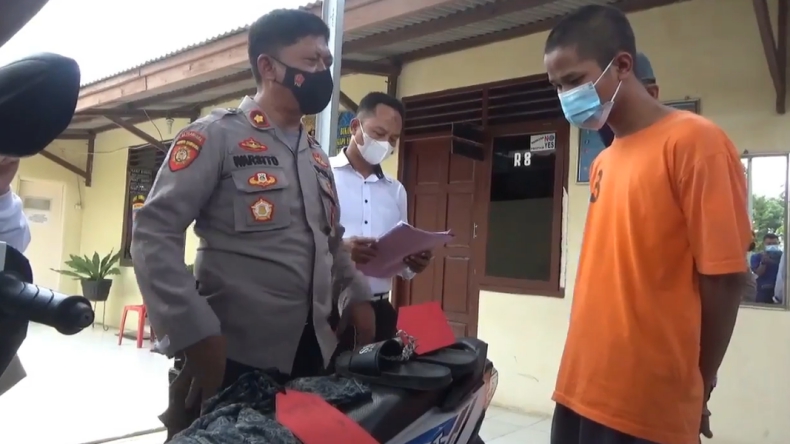 Remaja di Lampung Jadi Residivis Curanmor, Sudah Gondol 21 Motor