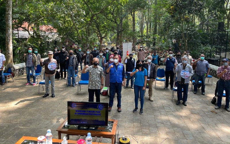 BNN Kota Bandung Gelar Workshop dengan 30 Pegiat Antinarkoba di Tahura