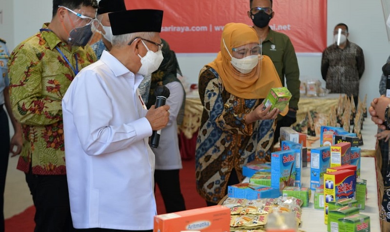 Tinjau Industri Halal di Sidoarjo, Wapres Ma'ruf Amin: Potensi Besar Harus Dikembangkan 