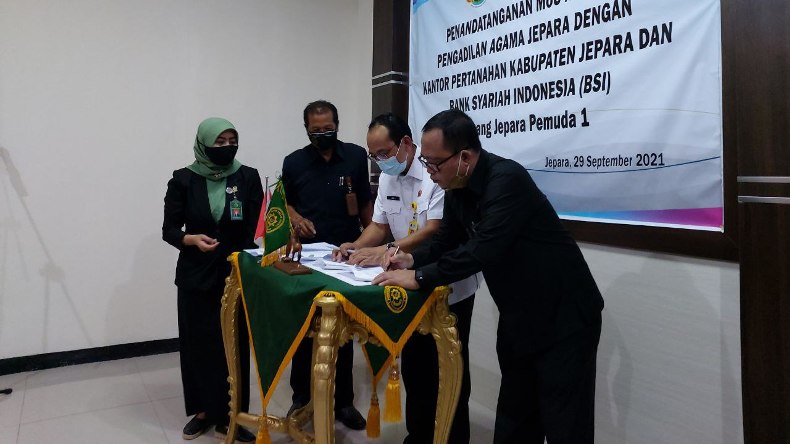 Pengadilan Agama-Kantor Pertanahan Nasional Jepara  Gelar MoU, Ini yang Disepakati 