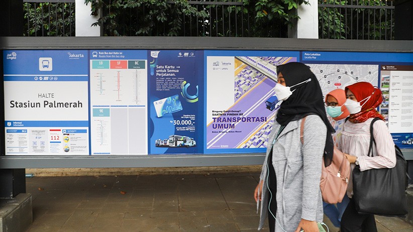 Wajah Baru Halte Stasiun Palmerah Berkonsep Futuristik - Bagian 5