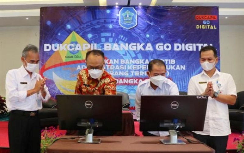 Pemkab Bangka Luncurkan Inovasi Gerakan Bangka Tertib Administrasi Kependudukan