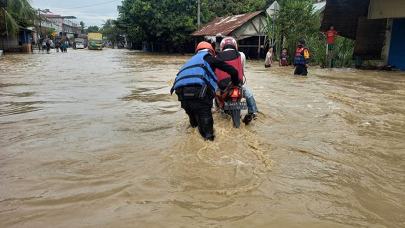 Sungai Krueng Pasee Meluap, 10 Desa di Lhokseumawe Terendam Banjir