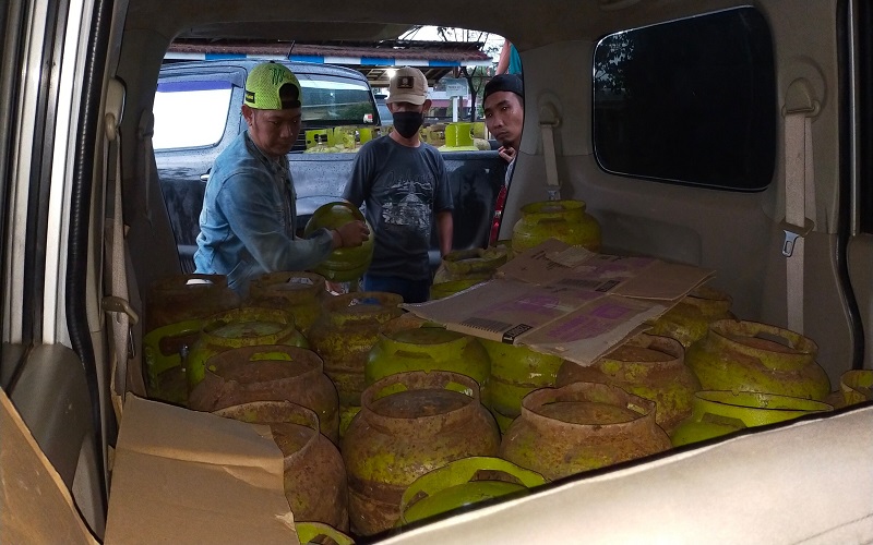 Tim Wastib Ciduk Pangkalan Epiji Nakal Bawa Tabung 3 Kg Keluar Tanah Laut