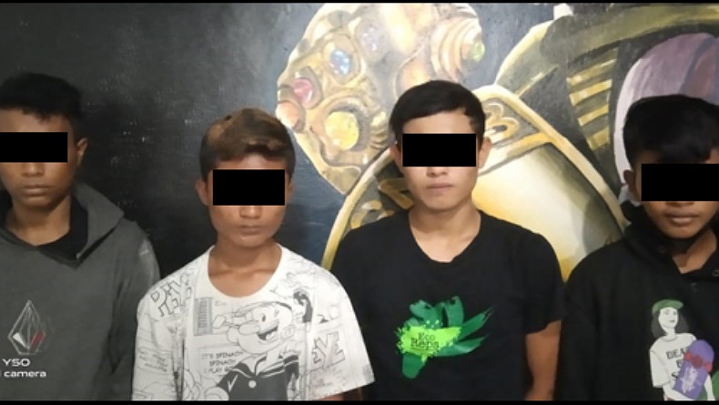 Rusak Gembok Toko HP Wangurer Utara, 4 Pencuri Gasak Barang Dagangan 