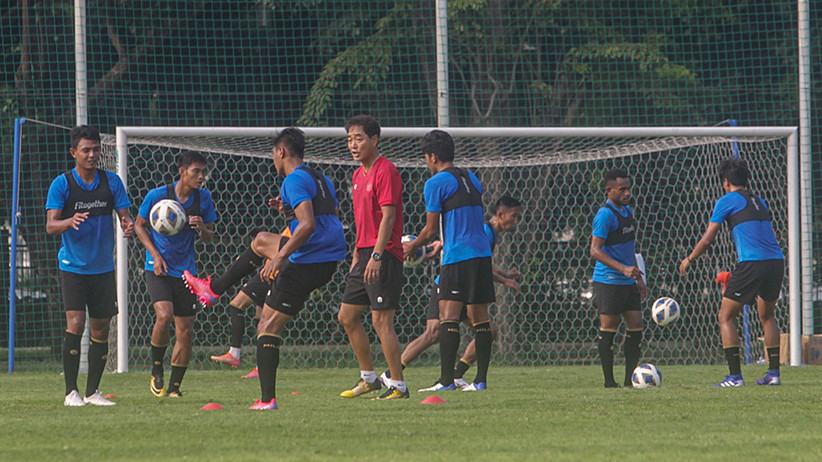 Timnas Indonesia Jalani Latihan Persiapan Lawan Taiwan - Bagian 1