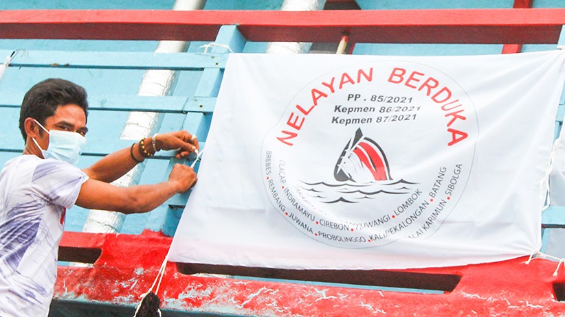 Mogok Kerja Protes PNBP Naik, Nelayan Tuliskan 