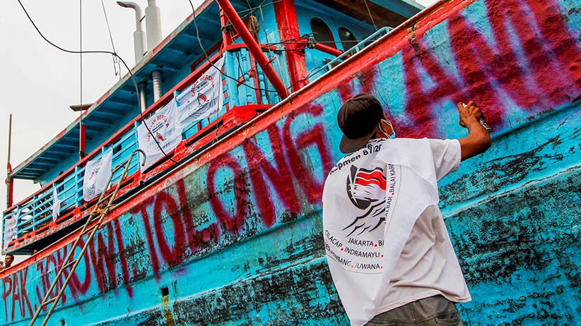 Mogok Kerja Protes PNBP Naik, Nelayan Tuliskan 