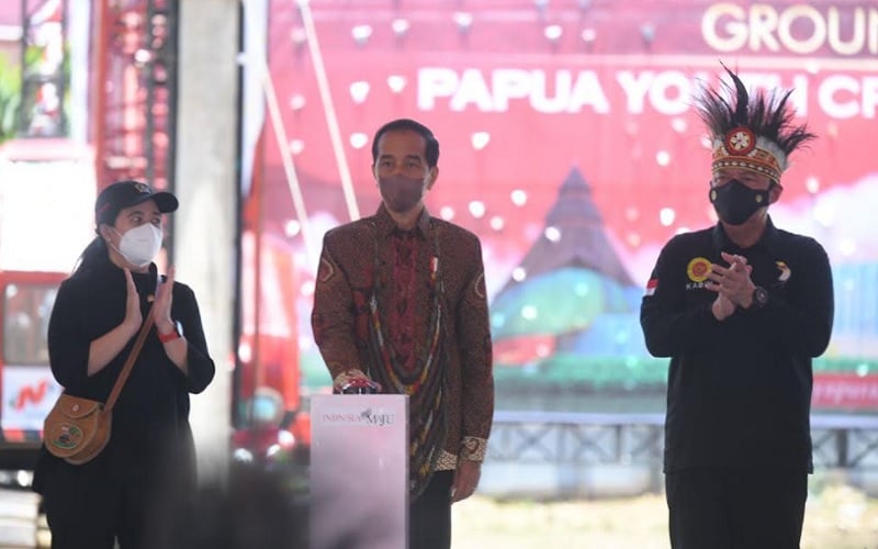 Resmikan Papua Youth Creative Hub, Jokowi Harap Jadi Motor Penggerak ...