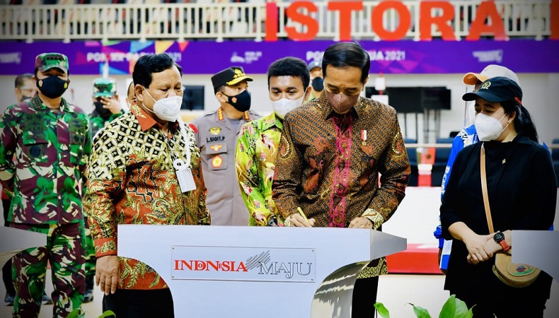 title Panglima TNI Dampingi Presiden Tinjau Venue jelang Pembukaan PON XX Papua Panglima TNI Dampingi Presiden Tinjau Venue jelang Pembukaan PON XX Papua