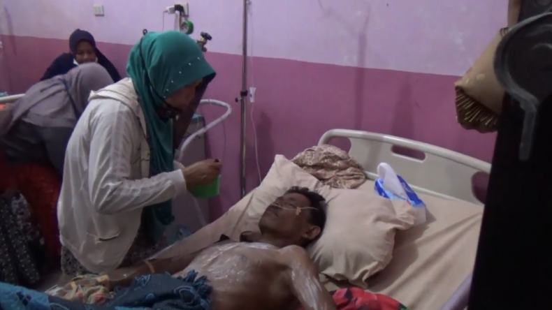  Berteduh di Gubuk, 15 Buruh Tani di Batubara Tersambar Petir