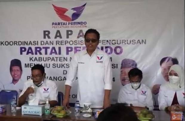 Gelar Rapat Konsolidasi, DPD Partai Perindo Muara Enim Minta Kader Majukan Partai