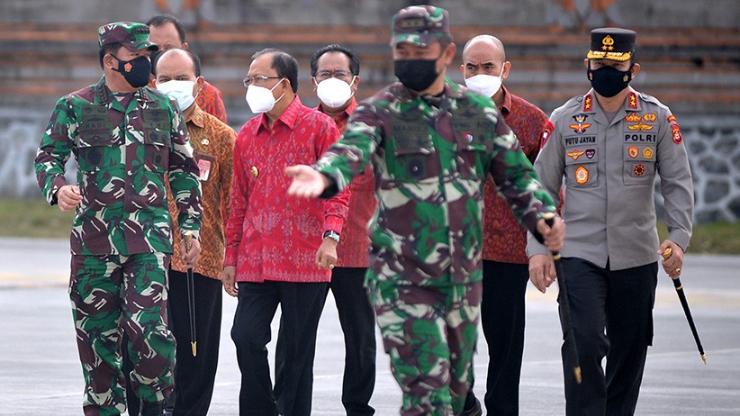 Bali Dapat Penghargaan Pelaksanaan PPKM Mikro Terbaik dari Panglima TNI - Bagian 1