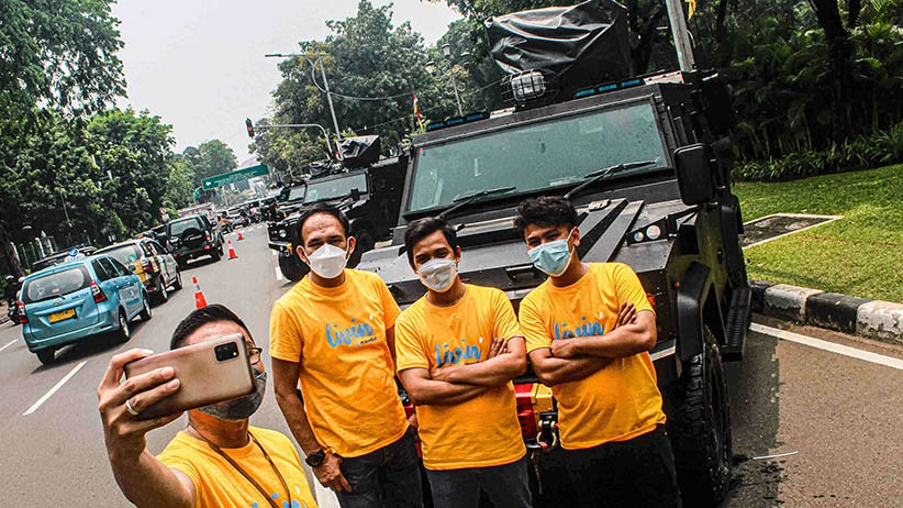 TNI Pamer Alutsista di Depan Istana Merdeka, Ada Anoa hingga RM 70 Vampire - Bagian 6