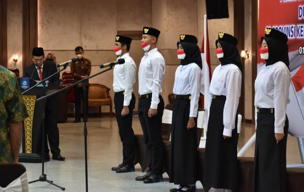 BPIP Kukuhkan Purna Paskibraka Babel Jadi Duta Pancasila