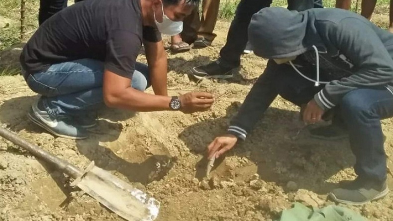 Geger, Warga Desa Cempa Langkat Temukan Tulang Belulang Manusia