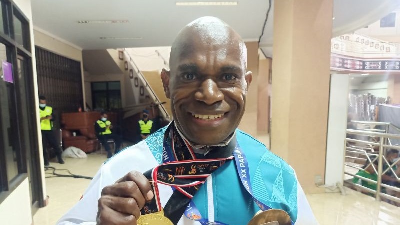 Raih Medali Emas, Binaragawan asal Papua Ungkap Rahasia Tambah Masa Otot