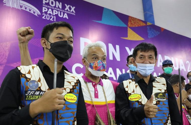 Biliar Persembahkan Emas untuk Jateng, Ganjar Ungkap Firasat Kehabisan Kaos