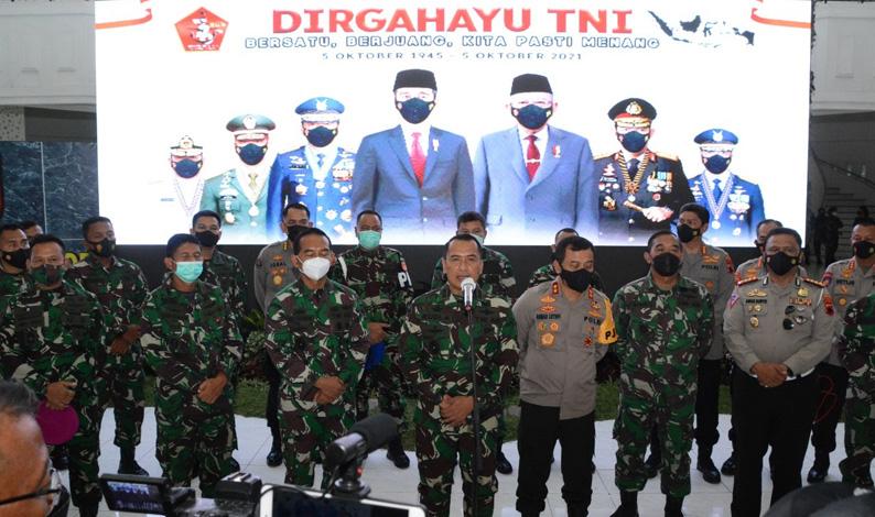 HUT ke-76 TNI, Pangdam IV/Diponegoro: Bersatu Berjuang Kita Pasti Menang Hadapi Pandemi