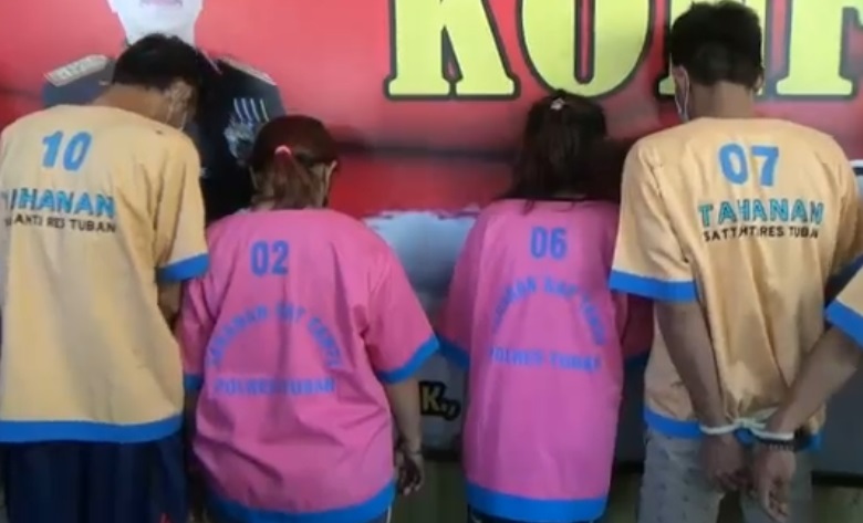 2 Tahun Edarkan Sabu, 2 Pasutri Ditangkap Satreskoba Polres Tuban 