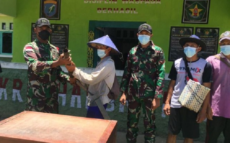 Warga Entikong Kalbar Kaget Temukan Mortir Aktif saat Aktivitas Membuka Lahan